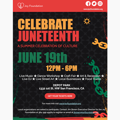 Juneteenth Celebration Broken Chains